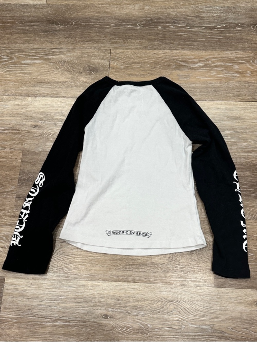 Chrome Hearts Black & White Long Sleeve Tee - Picture 6 of 10